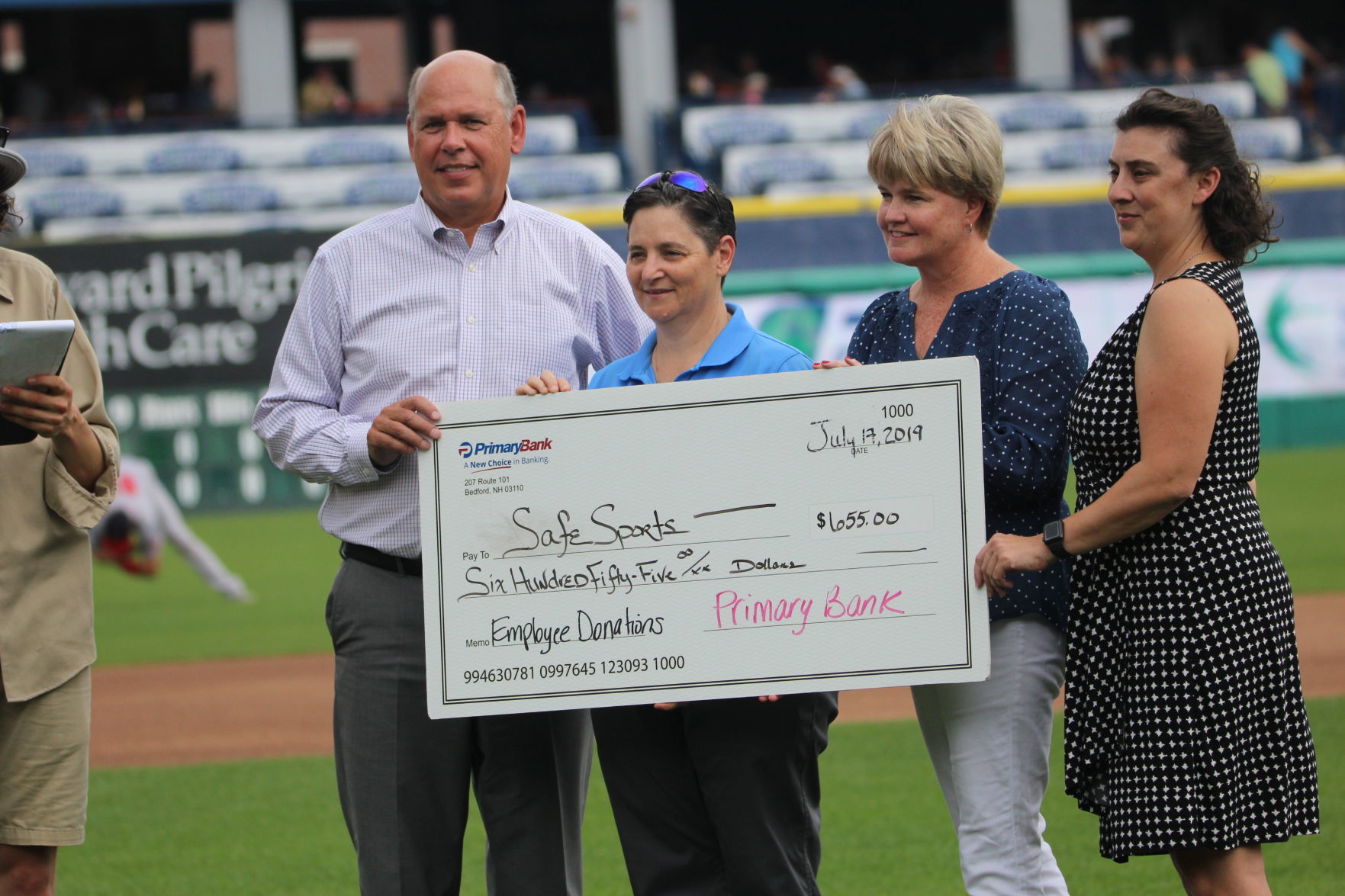 Scene Setter -- Primary Bank donation